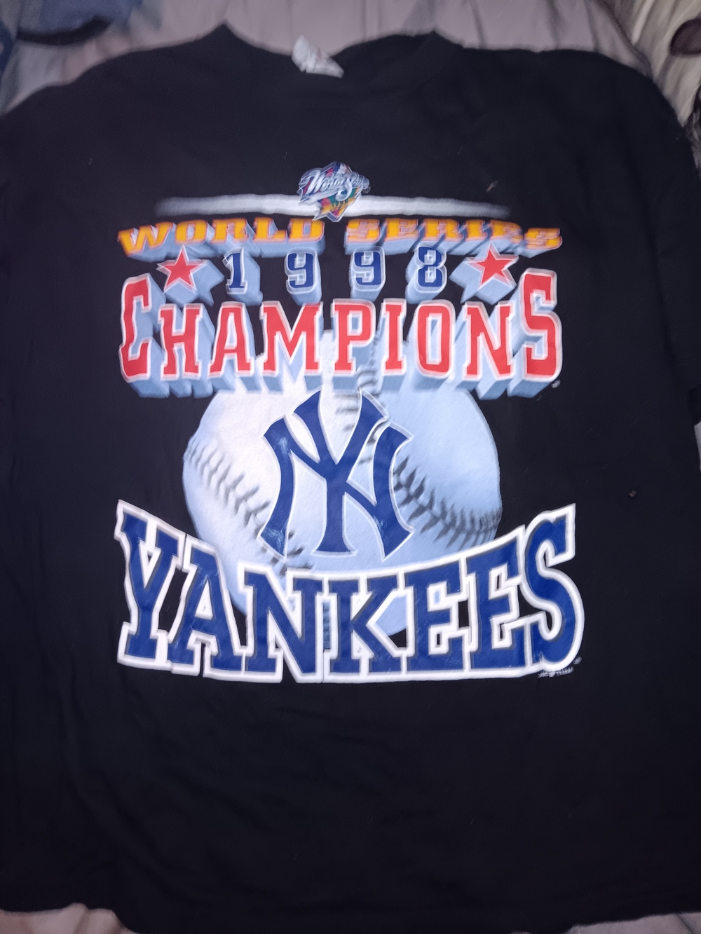 Caribbean Black Yankees 1998 Champions Graphic Tee Vintage Rare
